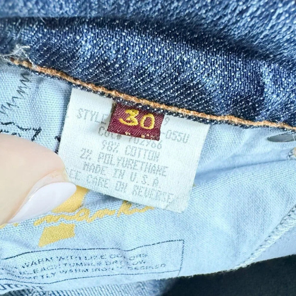 7 for All Mankind Y2K Embellished Jeans 30 - Picture 9 of 11